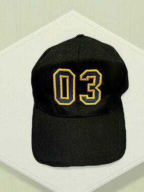 Disney Kids Mickey Mouse Black Cotton Hat with Embroidered Logo